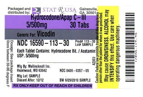 HYDROCODONE BITARTRATE AND ACETAMINOPHEN